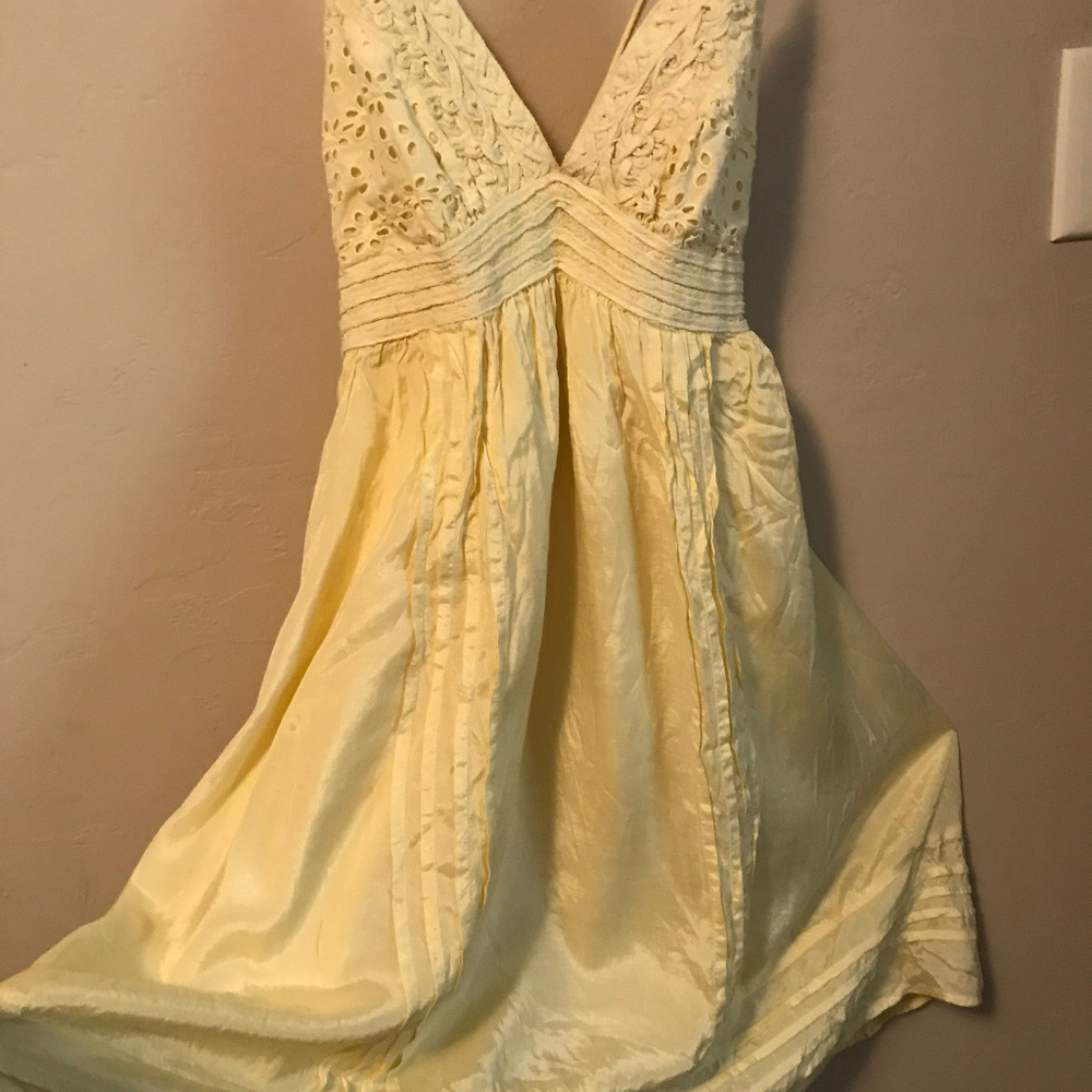 Charlotte Russe Soft Yellow Summer Dress